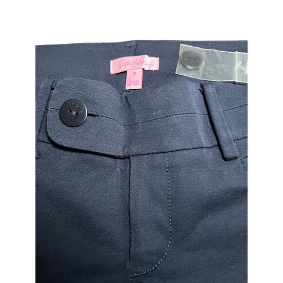 Navy Women Capri Pants by Lilly Pulitzer - Size 10 - Picture 3 of 4
